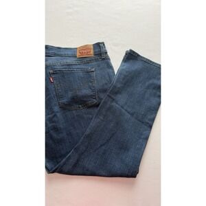 Levi's Women's Blue Jean Size 18 Classic Straight Leg EUC Stretch Denim